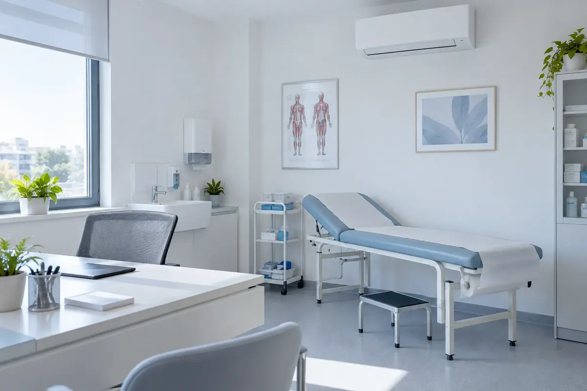 Cabinet medical cu split mural