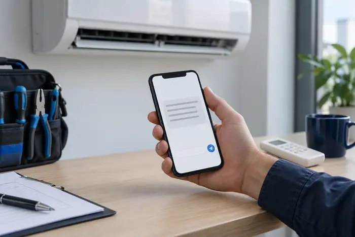Text de cerere verificat pe ecran inainte de expediere