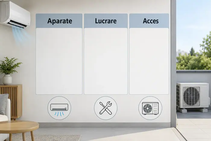 Operatiuni si acces notate separat inainte de lucrare