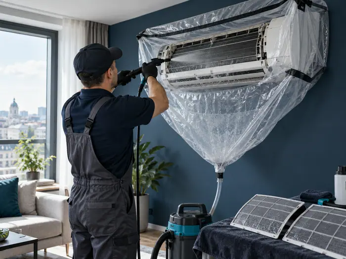Curatare in profunzime a unui aparat de aer conditionat