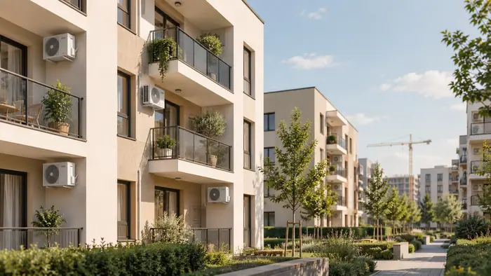 Blocuri noi in constructie, cu macara