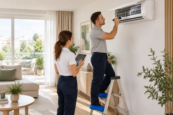 Inspectie profesionala a aerului conditionat