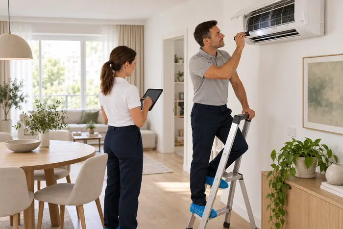 Inspectie profesionala a aparatului de aer conditionat
