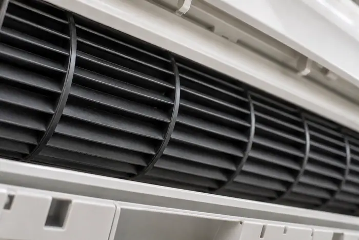 Turbina de aer conditionat dupa curatare
