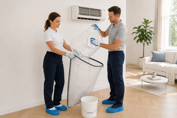 Indepartarea husei transparente a AC-ului
