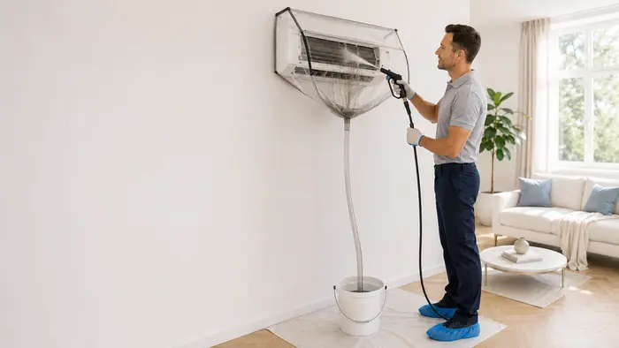 Curatare controlata a bobinei AC